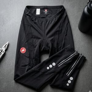 Castelli Thermal Padded Cycling Tights Pants Men's Medium Made in USA Chamois